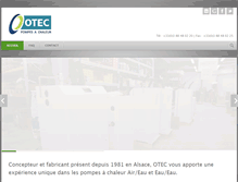 Tablet Screenshot of otec-iden.com